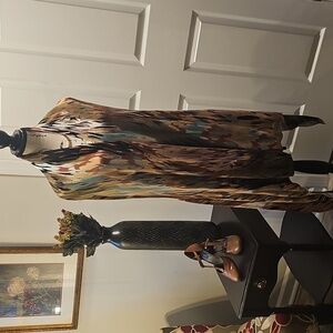 Multicolor Abstract Patterned Shawl